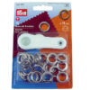 15pc Eyelets blister 11mm with mounting tools included