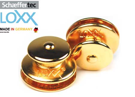 Gold Brass Loxx-Tenax spring lifting caps