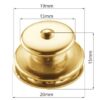 Gold Brass Loxx-Tenax spring lifting caps