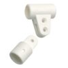 3220522 White Bimini Terminal for tube 22 mm