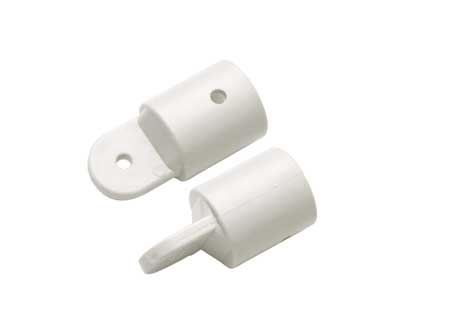 3221020 White Bimini Terminal for tube 20 mm