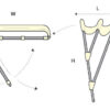 3265362_ Stainless Steel Bimini Eco-Top White 3 Arches 230 x 235 x H140 cm