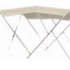 3265457_1 Stainless Steel 3 Arches Tessilmare Bimini White 180 x 170 x H140cm