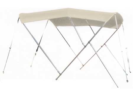 3265457_1 Stainless Steel 3 Arches Tessilmare Bimini White 180 x 170 x H140cm