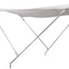 3266053 Bimini White F2 Aluminum 2 arches 150cm Width x 180cm Length x 110cm Height