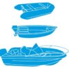 3270003_ Grey Boat Covers adjustable from 427 to 488 cm (229cm)