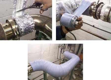 Elastic Insulation Tape H75mm x 5mt up to 600 Degrees