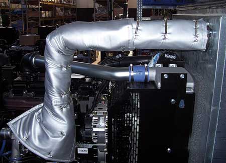 3320084 Thermo Insulating Cover for Exhaust Hose 100 x 43 cm
