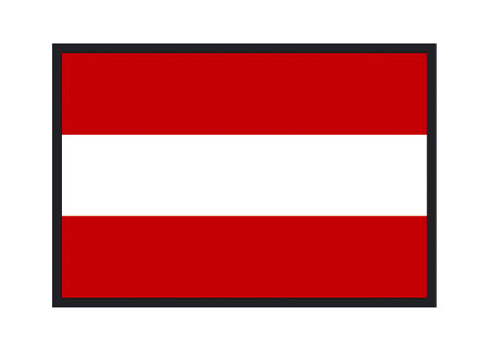 3400120 Polyester Flag Austria 50 x 75 cm