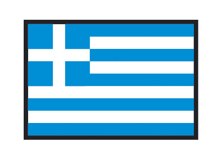 3400320 Polyester Flag Greece 50x75cm