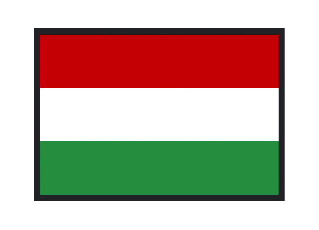 3400620 Polyester Flag of Hungary 50x75cm