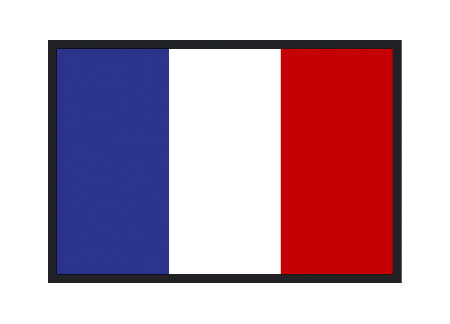 3400720 Polyester Flag France 50x75cm