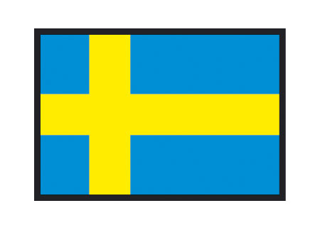 3402220 Polyester Flag Sweden 50x75cm