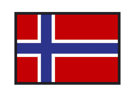 3402320 Polyester Flag Norway 50x75cm