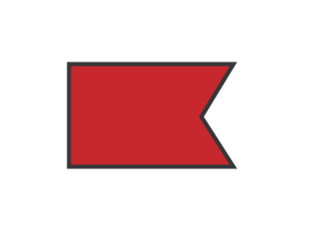 3405102 Signaling Flags : B Bravo 40X60CM