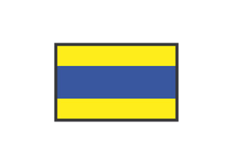 3405104 Signaling Flags : D DELTA 40X60CM
