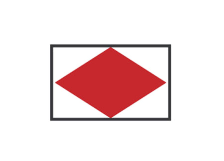 3405106 Signaling Flags : F FOXTROT 40X60CM