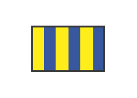 3405107 Signaling Flags : G GOLF 40X60CM