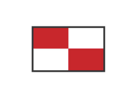 3405121 Signaling Flags : U Uniform 20 X 30cm