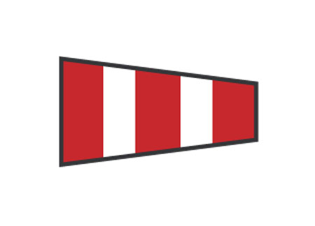 3405130 Signaling Flags : Answering Pennant 20 x 30cm