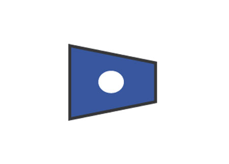 3405142 Signaling Flags : Number 2 - 40X60CM