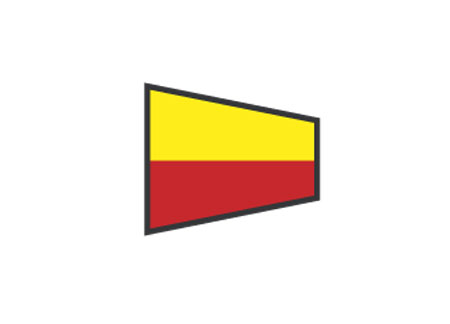 3405147 Signaling Flags : Number 7 - 40X60CM