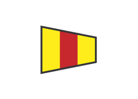 3405150 Signaling Flags : Number 0 - 20 X 30cm
