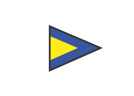 3405151 Signaling Flags : Substitute 1 - 40X60CM