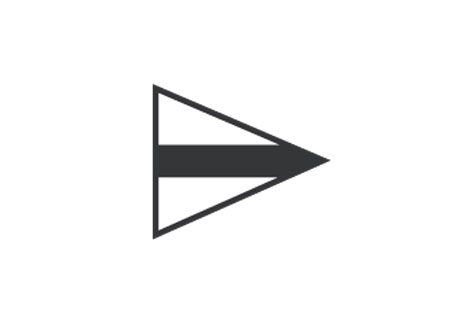 3405153 Signaling Flags : Third repeater 20 x 30cm