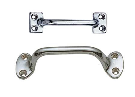 Small Handle 75mm Chromed Brass