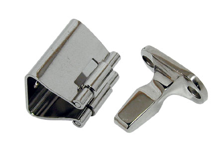 342805 Push Catch 29x26mm Stainless Steel