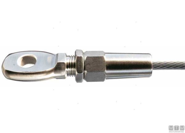 350040 Stainless Steel Eye Fast terminals for cable 6mm