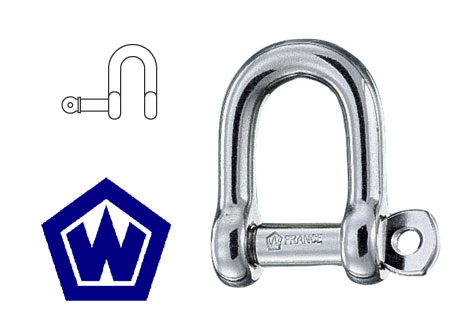 3521024 Wichard D Shackle 10mm Pin