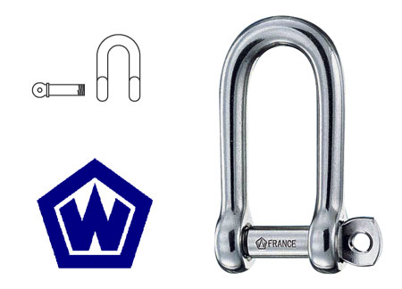 3521104 Wichard Long Shackle 4mm