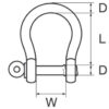 3521210_ Wichard Omega shackle 10mm