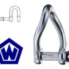 3521325 Wichard Twisted Shackle 5mm Pin