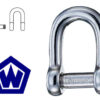 Stainless Steel Shackle Wichard with Allen Head 8mm