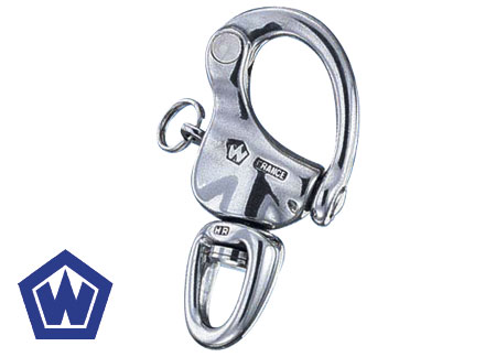3522670 Stainless Steel swivel eye spi snap Carabiner Wichard 70mm