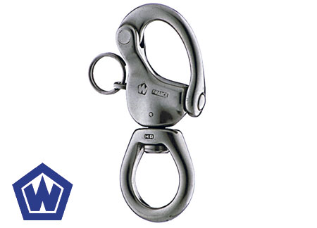 3522691 Stainless Steel Snap Carabiner Wichard with swivel 80mm
