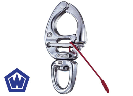 Stainless steel swivel Carabiner Wichard Automatic 110mm
