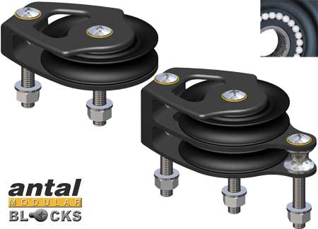 Cheek Block Single Antal 50mm for lines up to 10mm