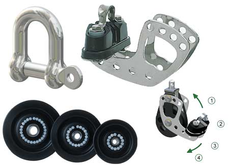 3600931_ Pulley Antal simple 60mm up to 12mm lines