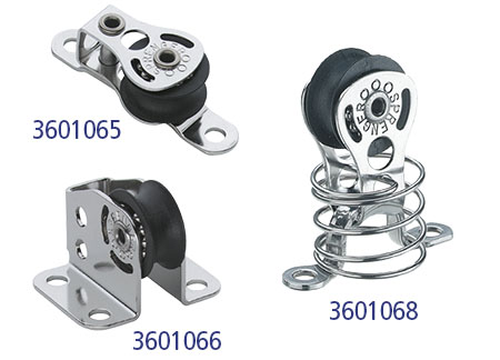 3601051_2 Stainless Pulley Sprenger Single with Becket 19mm for lines up to 6mm