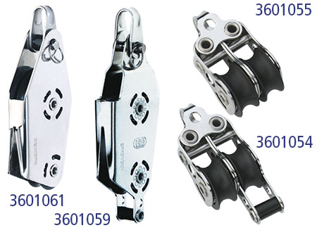 3601056_ Stainless Steel Pulley Triple Sprenger Micro 19mm for lines up to 6mm