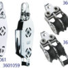 3601062_ Stainless Pulley Sprenger Single with Swivel 19mm for lines up to 6mm