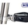3602428 Pulley with clamp Sprenger 28mm for lines up to 8mm