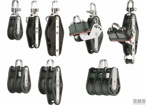 3609054 Pulley Single with Becket Sprenger 36mm for lines up to 10mm