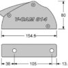 3707152_ Stopper Antal V-Cam 814 Double 8<10mm