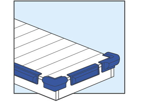 3800601_ Sides Floating Dock Guard Blue 500x60mm