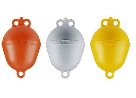 3820525 Pear Mooring Buoy Yellow 250x390mm